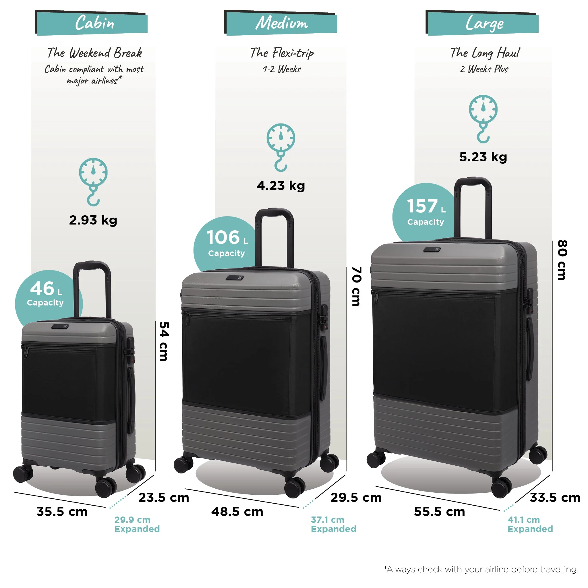Attuned - 3pc Set (Charcoal) - Image 9